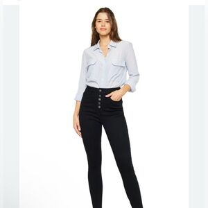 Wax Jean Women's High Rise Black Jeans